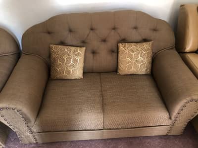 3-Seater brown colour Sofa – Good Condition