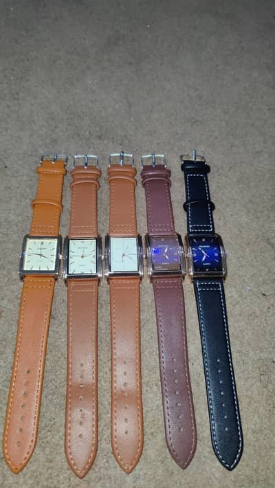 Pack of 5 classic watches