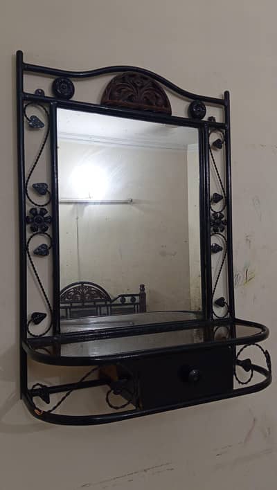 Wooden + Iron bed