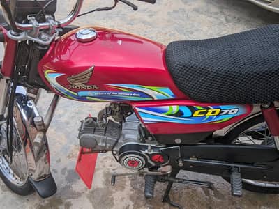 Honda CD 70 2024 Model | Excellent Condition