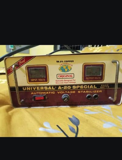Universal A-20 Special Automatic Voltage Stabilizer (2000 Watts)