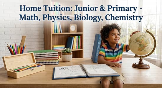 ​Home Tutor for Primary & Junior Students - Maths & Science Specialis