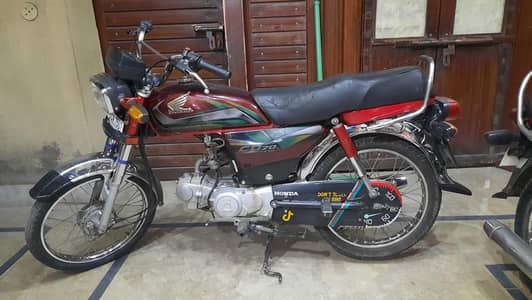 honda CD70 21/22 modal Good condition
