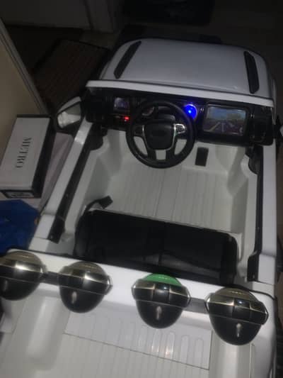 Big size kids car new battery installed