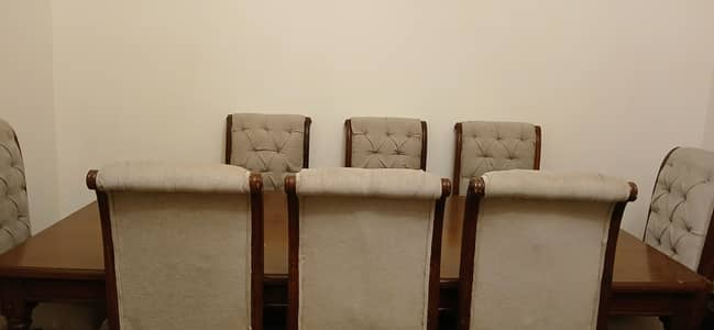Elegant 8-Seater Dining Table Set with Chairs – G-9 Islamabad