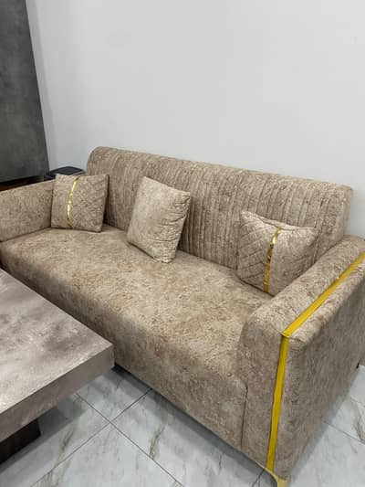 6 Seater Sofa + 2 big Chairs + 1 Ottoman