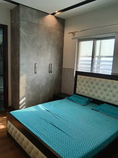 1 Bed Fully Furnished Corner Apartment for Rent | 750 Sq. Ft. | Open View | Terrace & Big Balcony | Gulberg Green Islamabad