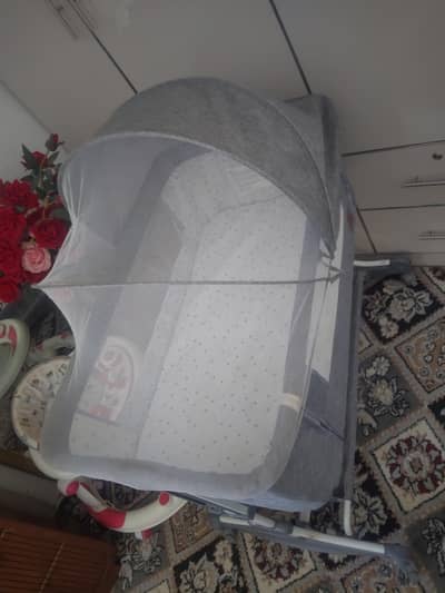 Baby Swing + Bed | Almost Brand New | Used Only 2 Times