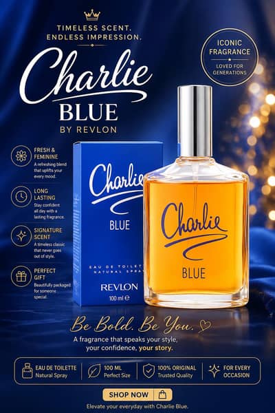 Revlon Charlie Blue Perfume 100ml
