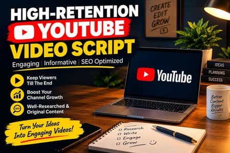 Professional ChatGPT Prompt | High-Retention YouTube Script Generator