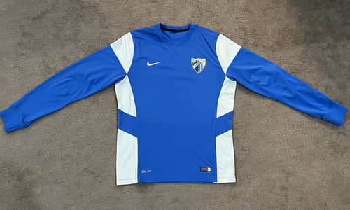 Original Malaga CF Nike Authentic Training Top, Long Sleeve, Dri-Fit
