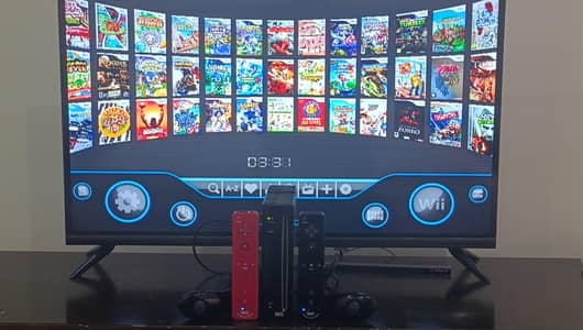 Nintendo Wii 200 Games + 5000 Retro Games Console Bundle