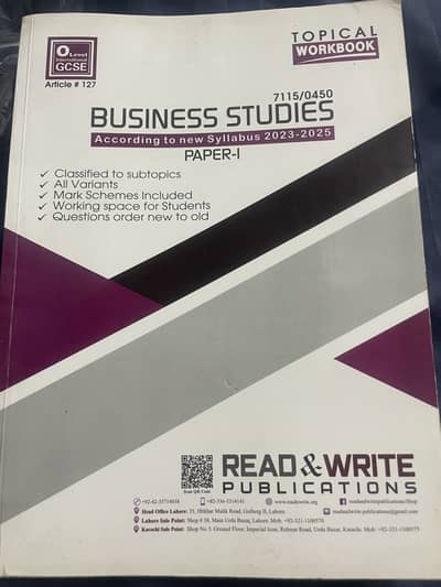Business studies topical  p1