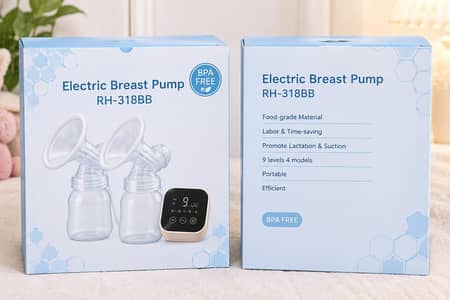 RH-318BB Double Electric Breast Pump – Original Box, Lightly Used