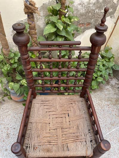 Pair of 2 Solid Wooden Traditional Chairs for Sale