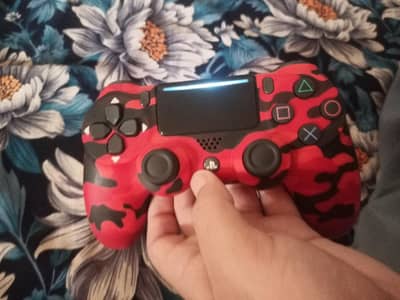 100% Original Sony PS4 controller – Red Camo Edition
