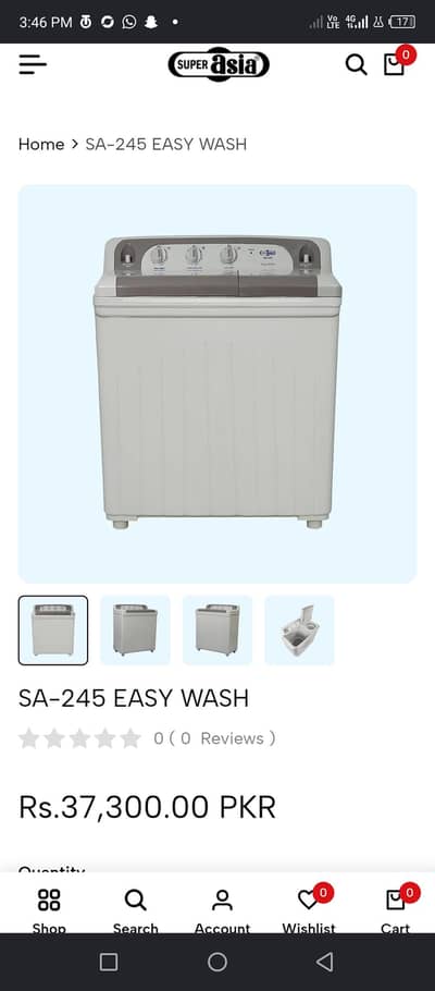 super asia washing machine in good condition