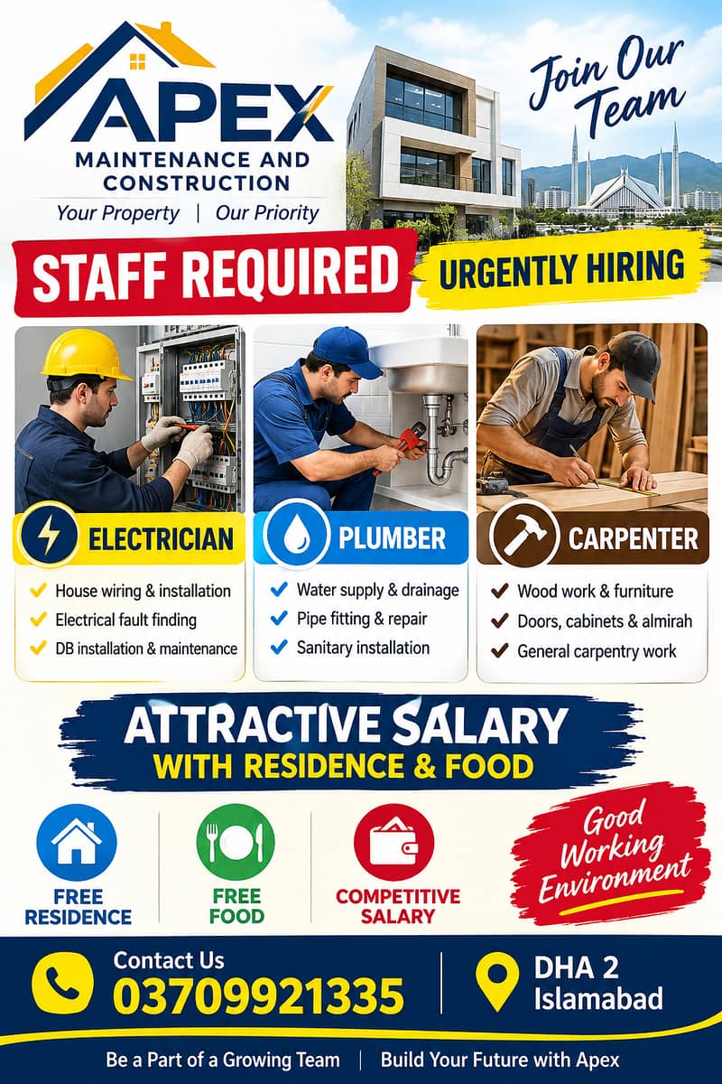Need technicians all rounder 0