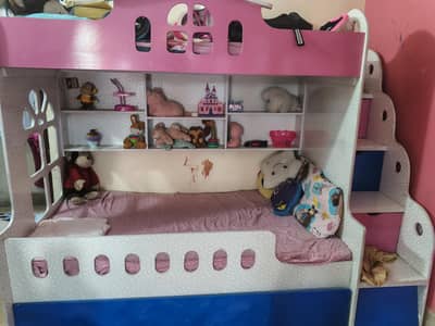 Bunk bed  and “wardrobe