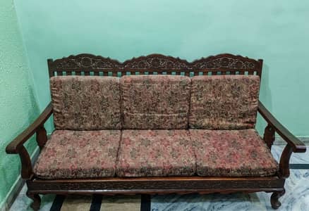 3+1+1 Sofa Set + Bed for Sale – Good Condition