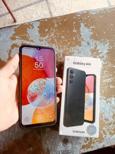 samsung a14 4-128 with box kohat