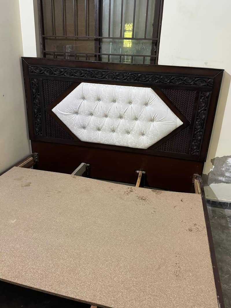 bed and side table 1