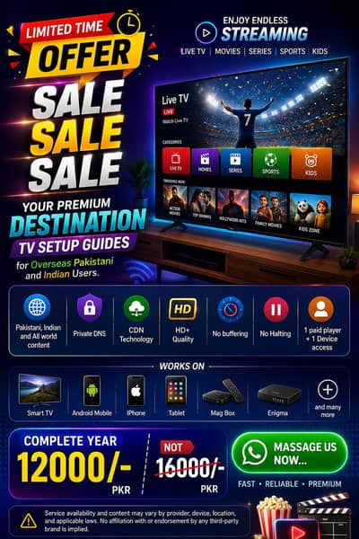 Get You Premium IPTV 4K Package Yearly