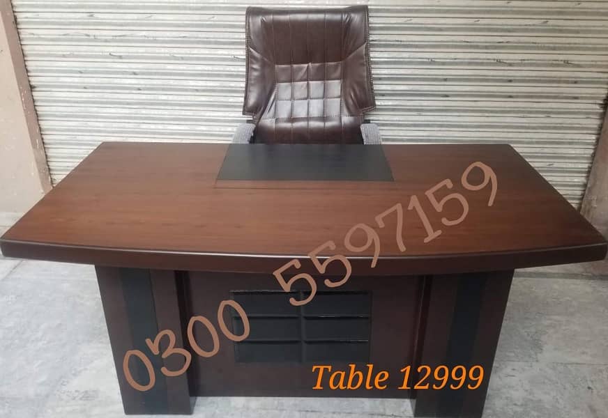 Office desk, study computer table, staff table chair, work sofa table 3