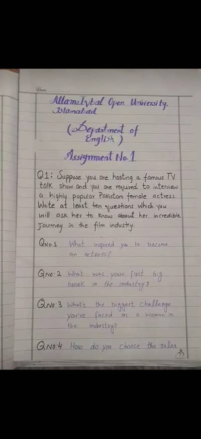 AIOU spring assignment