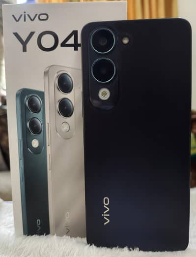 Vivo Y04 (4/128) | Complete Box | Under Official Warranty