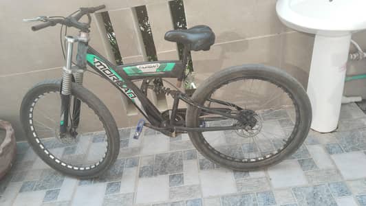 Morjan A50 green colour stunt cycle