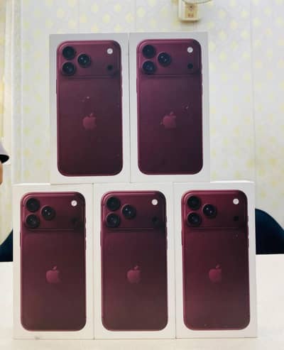 Iphone 18 Pro Max Box Pack/ 18 Duo/ 17 Pro Max Air PTA Approved JV