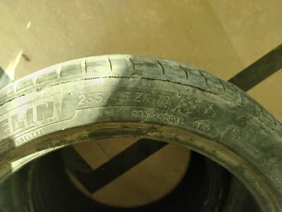 Tesla model 3 2 tyres