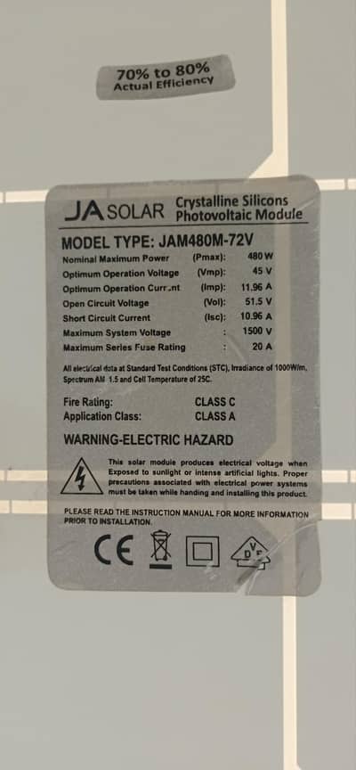 12 x Solar Panels For Sale