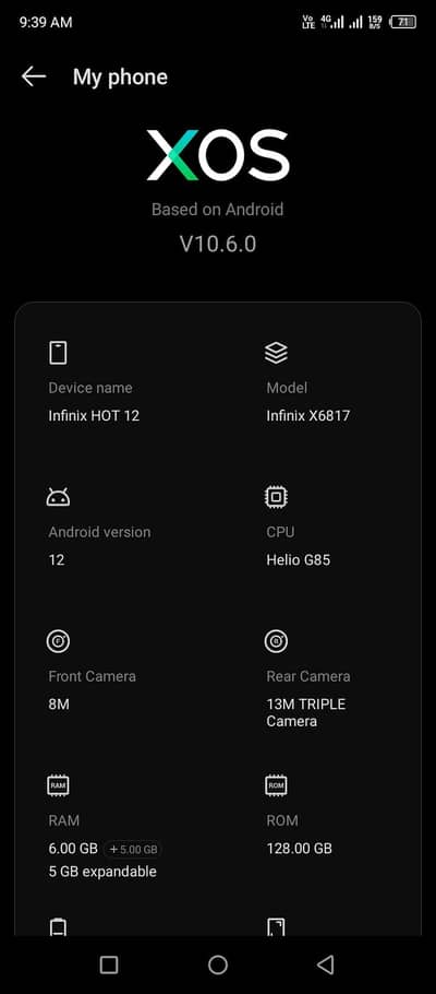 Infinix Hot 12 urgent sale
