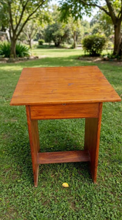 Writing wooden table