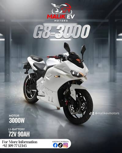 Zhongfa G8-3000 Electric Bike | Heavy Electric Bike Range 160km