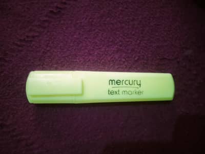 Mercury yellow Text Marker / Highlighter – New