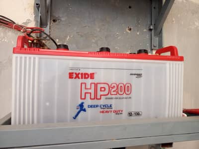 Exide HP200 130Ah Solar/UPS Battery – 100% Working