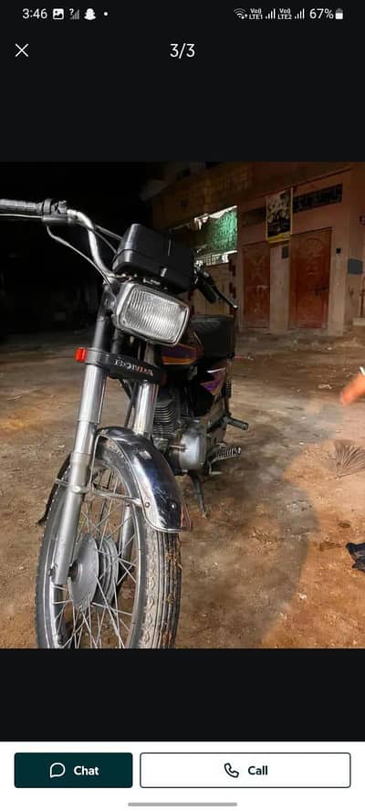Honda CG 125 model 2003, Lahore registered 10/8.5
