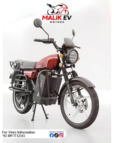 Zhongfa CZ125 EV Bike | 2000W | 70KM/H | Booking Available Lahore