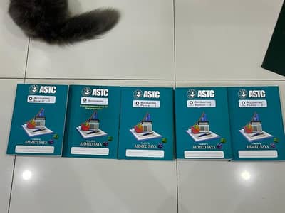 Pack Of 5 Ahmed Saya (ASTC) Practice Book Accounting O-Levels