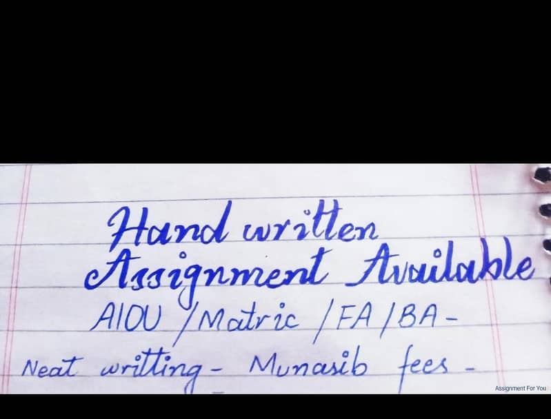 Assignment for you 1