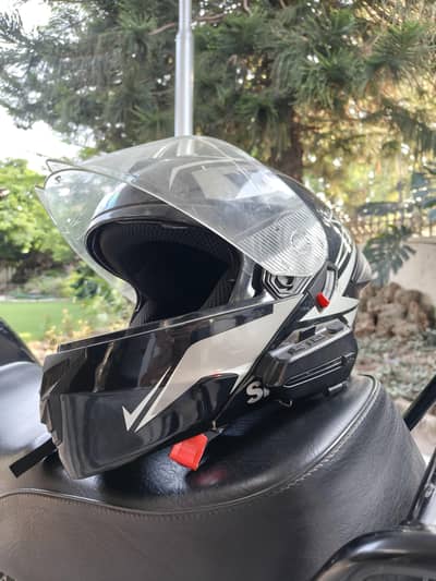 Imported Helmet Dot Certified w/ Bluetooth headphones