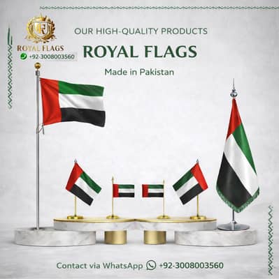 UAE / DUBAI Flag, TURKEY Flag & SAUDI ARABIA Flag indoor / outdoor use