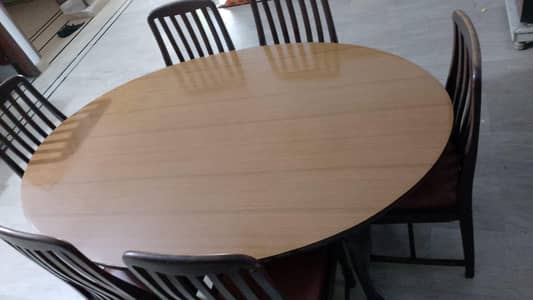 DINING TABLE WITH 6 CHAIR