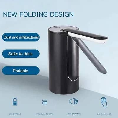Folding Electric Water Dispenser Pump Rechargeable