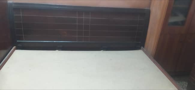 King-size Bed, Mattress, 2 Side Tables