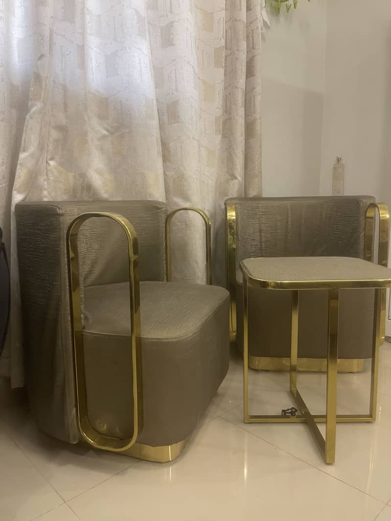 Coffee set ( 2 sofa 1 table ) 2