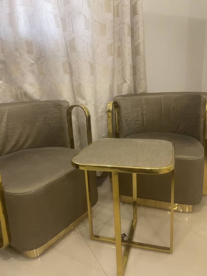 Coffee set ( 2 sofa 1 table ) 3